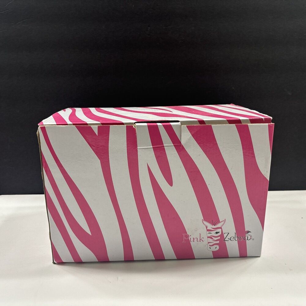 Pink Zebra Stacked Boots Wax Melt Warmer Sprinkles Accent Shade Retired NIB - Picture 13 of 13